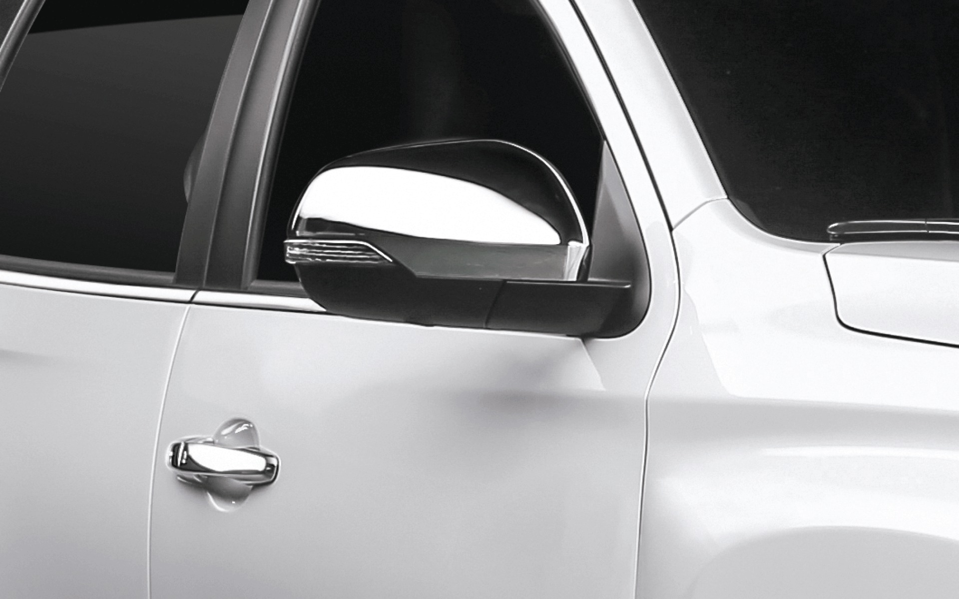 Gương chiếu hậu mạ Chrome chỉnh gập điện