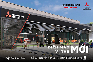 Mitsubishi Kim Liên Nghệ An nâng cấp quy mô 3S chuẩn Toàn cầu